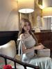 Women's 2025 Summer French One-Shoulder Dress: Gentle, Slimming A-Line with Waist-Cinched, Hip-Hugging Design