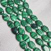 Hand-Painted Natural Gemstone Oval Beads for DIY Jewelry Necklaces & Bracelets