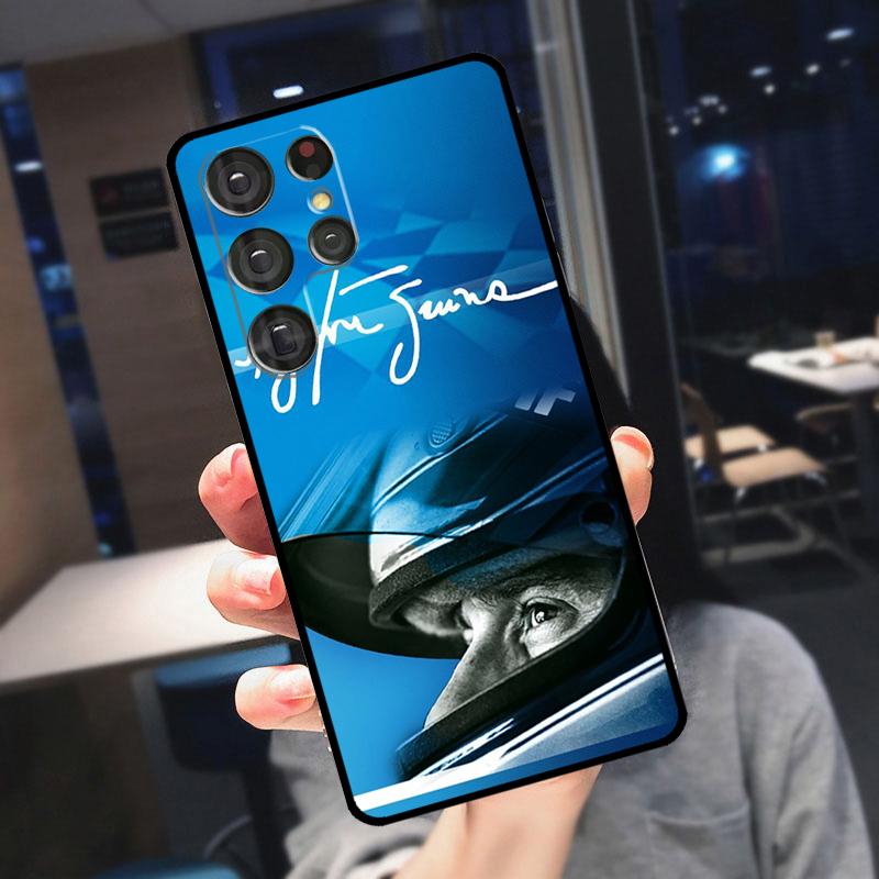 Ayrton Senna Cover For Samsung Galaxy S25 Ultra S23 S21 S22 S20 S24 Ultra S9 S10 Plus S24 FE Phone Case