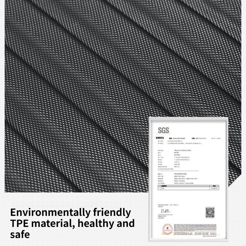 For Tesla Model YS Standard 2026 North America Front Trunk Mats TPE Storage Box Pad Protective Cover Cargo Line Seat Back Mat