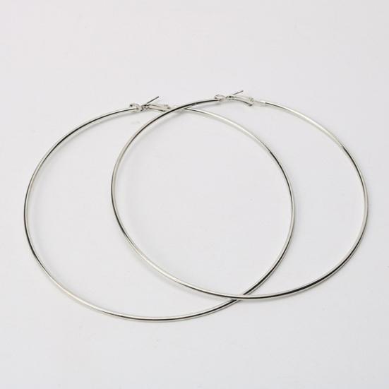 Simple Women Hollow Big Circle Hoop Earrings Party Statement Jewelry Friend Gift
