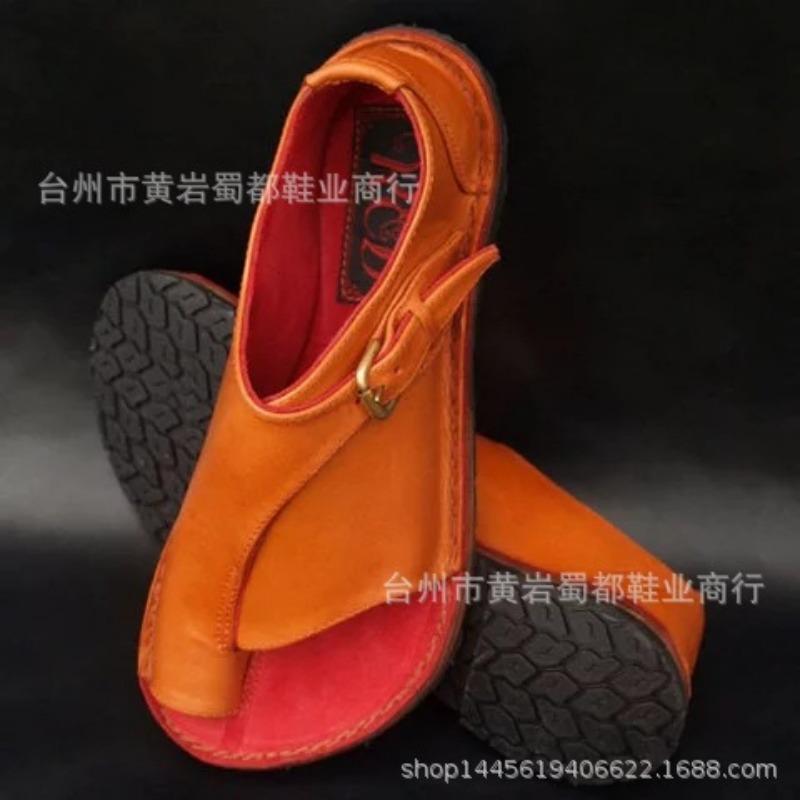 20 spring and summer new sandals women's hot sale fashion casual comfortable fashion solid color set toe large size flat women's sandals