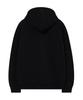 COVERNAT Small Logo Fleece Zip-Up Hoodie Black