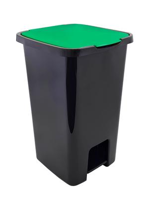 Abfallbehälter Sorta mit Pedal Grün 45L - Poj Sop Zie