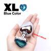 Stainless Steel Anal Plug Heart Shape 5 Sizes Crystal Anal Plug Removable Butt Plug Stimulator Anal Sex Toys Prostate Massager