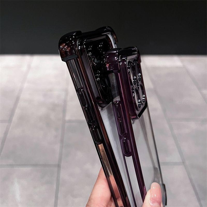 For Motorola Edge 70 Fusion Case Luxury Plating Clear Four-corner Anti-fall Protective Phone Cover For Moto Edge70 Fusion Shell