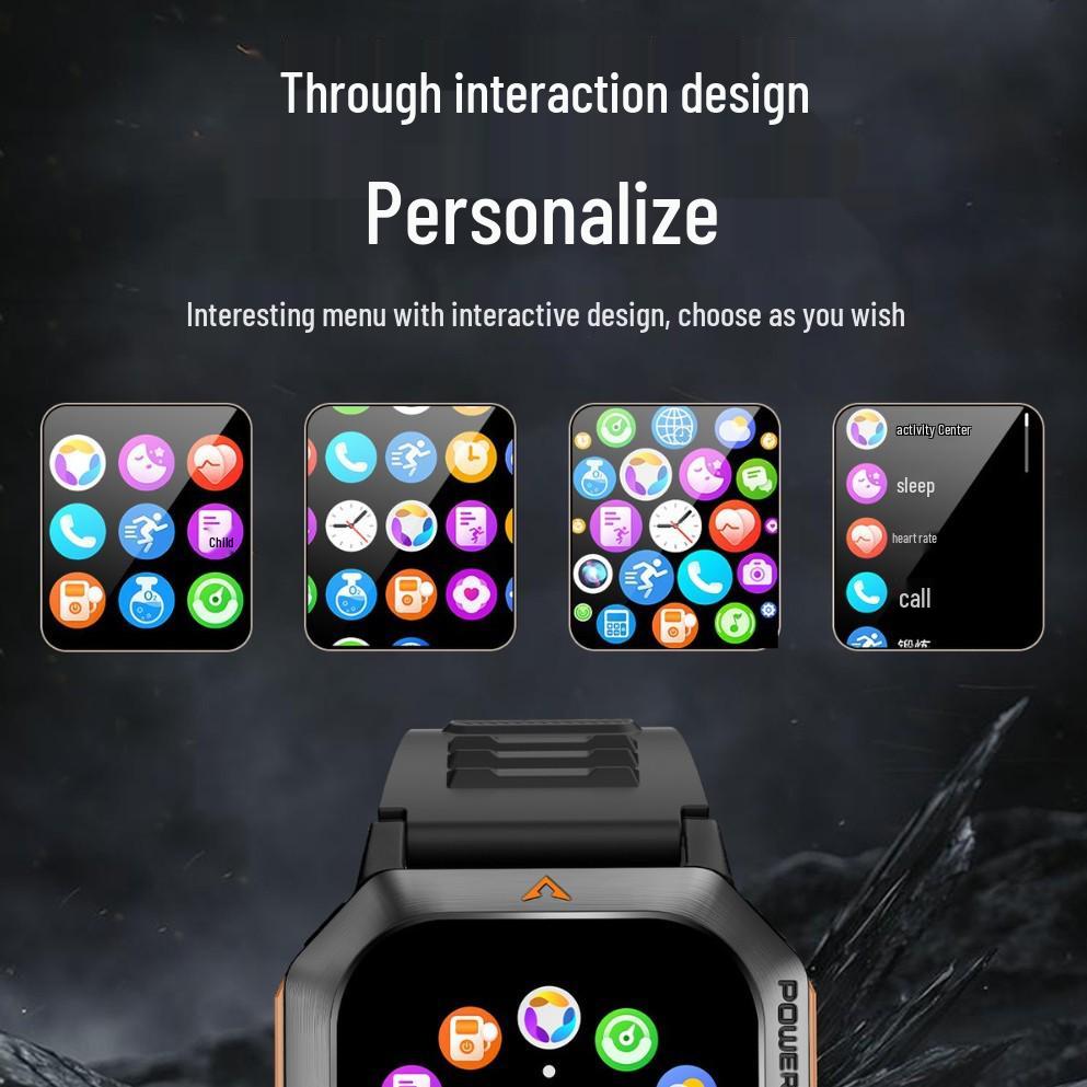 Y6796 Multifunctional Smartwatch with Bluetooth Calls, Heart Rate Monitor, Outdoor Sport Features, and Protective Case (10 Pack)