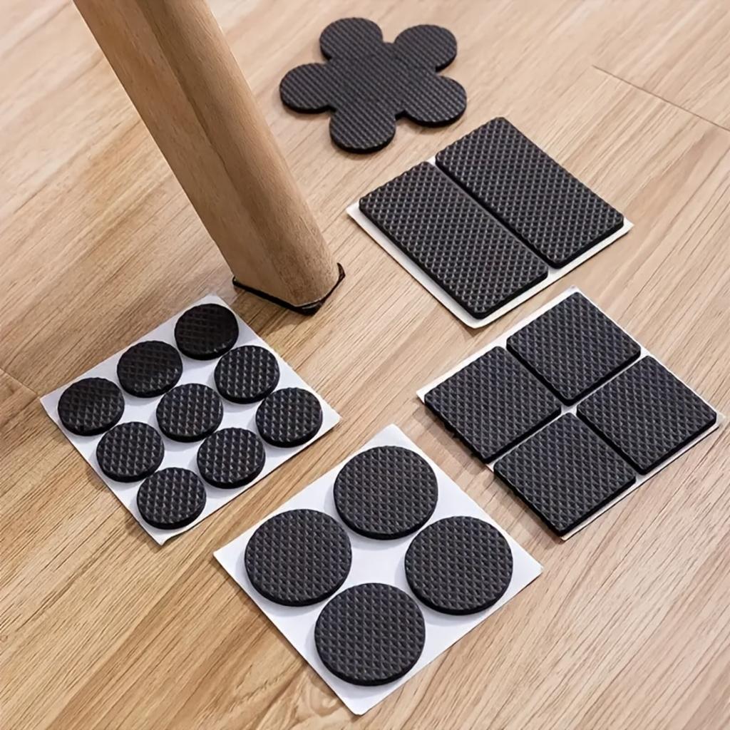 Multi Functional Self-adhesive Furniture Foot Pad, Can Be Cut and Scratch Resistant Floor Protection Pad, Durable Anti Slip Chair Legs, Table Legs