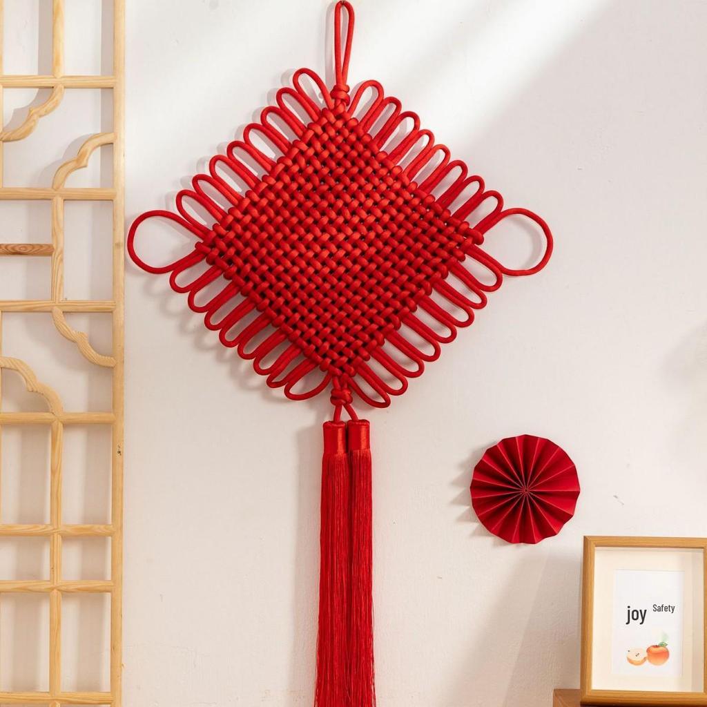 Chinese Knot Wall Decor for Living Room - Perfect for Spring Festival, New Year, Weddings, and Housewarming Gifts
