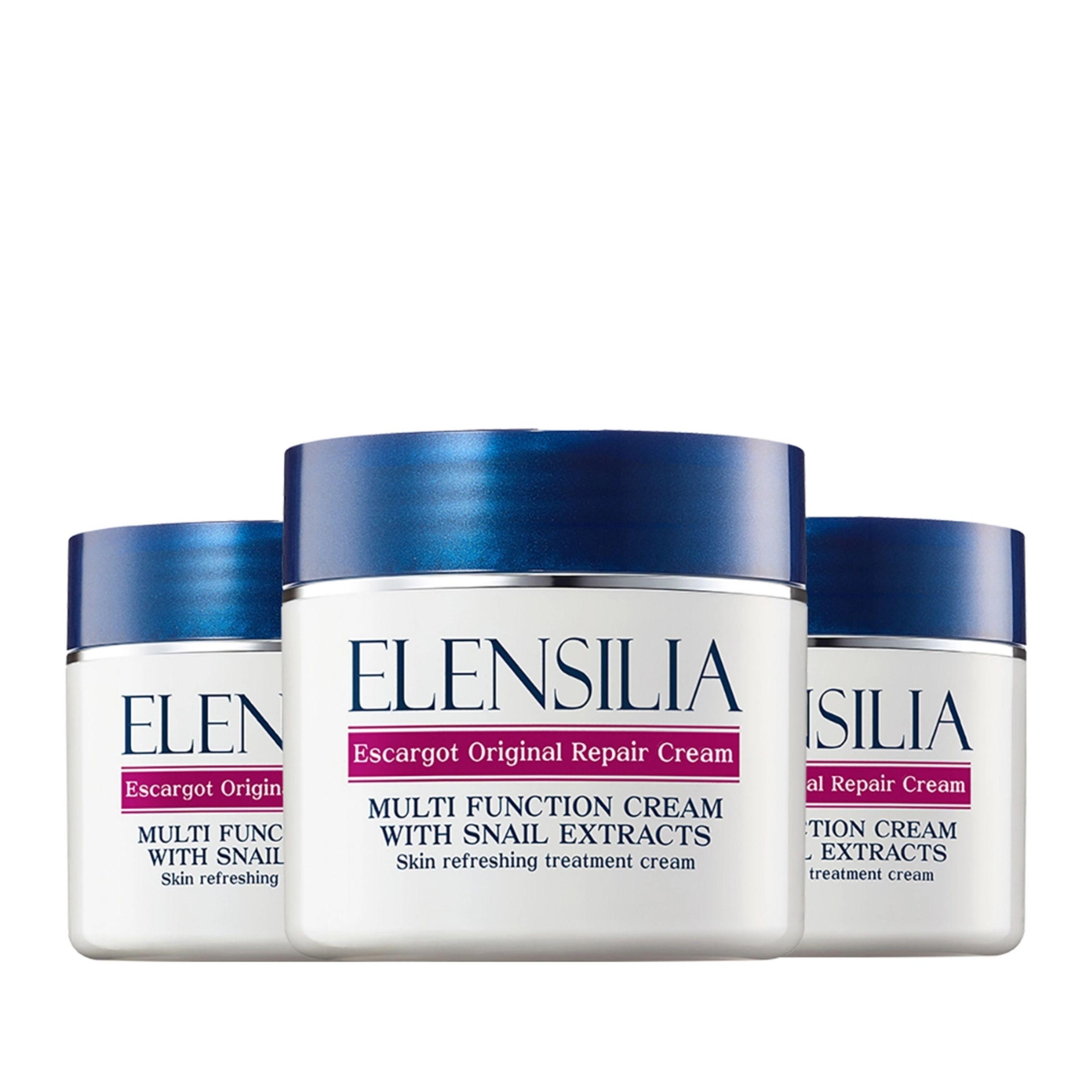 Elensilia Escargot Original Repair Cream 50g x 3