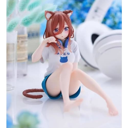 The Quintessential Quintuplets Desktop Cute Figure Nakano Miku Original Cat Room Wear Ver. 1 Type