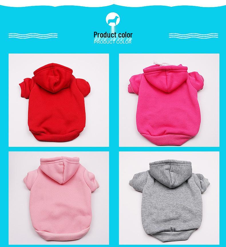 Cozy Puppy Hoodie for Pomeranian, Bichon, and Teddy Dogs - Two-Legged Fleece Sweatshirt