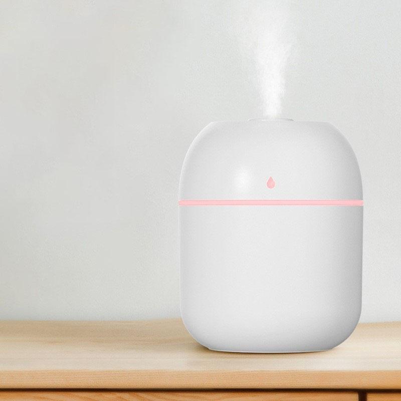 Ultrasonic Air Humidifier Mini Portable Essential Oil Aromatherapy Diffuser for Home Office Car 220ml