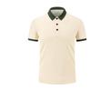 New Men's Business Casual  Short Sleeve Solid Color Shirt Fashionable Warm Comfortable Four Seasons Versatile Top