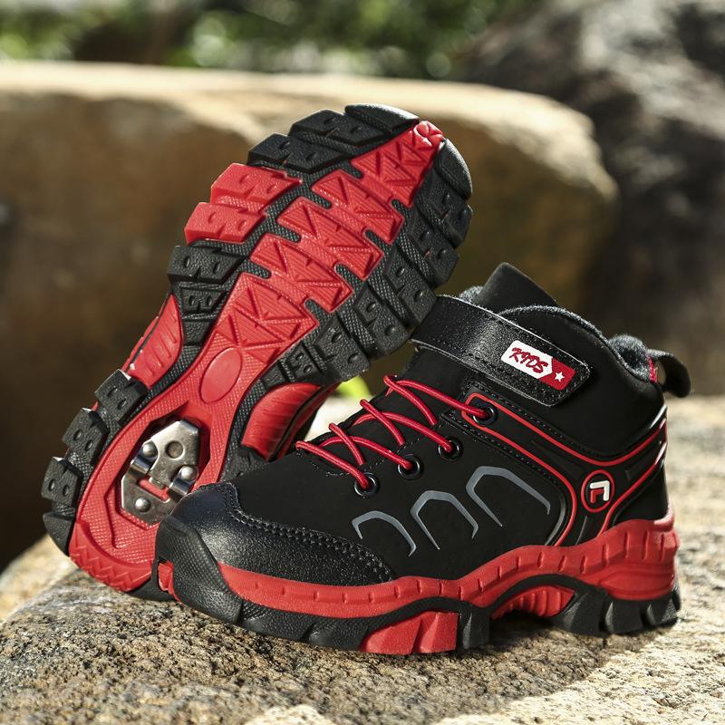 Children's shoes winter new style with plush insulation shoes