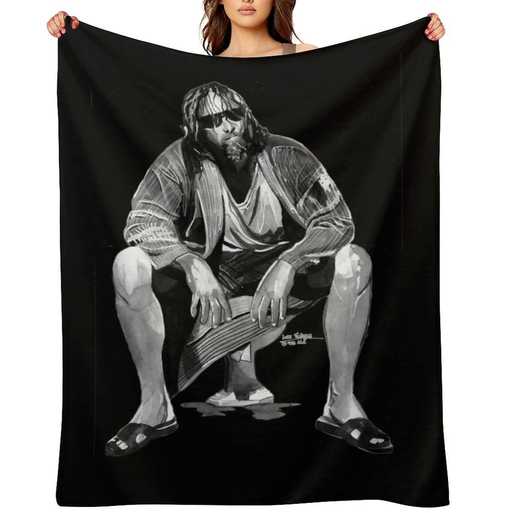 Obviously you're not a Golfer - Ink Throw Blanket Flannel Hairy Tourist Thermal Blankets