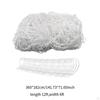 Soccer Net Replace and Straps White Nylon for 12 Ft X 6 Football Netting