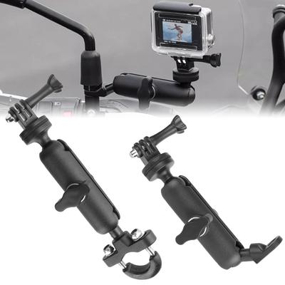 Motorcycle Camera Holder Bike Handlebar Mount Bicycle Holder Bracket For Action Camera /Video Recorder 360 Rotating Anti-shock