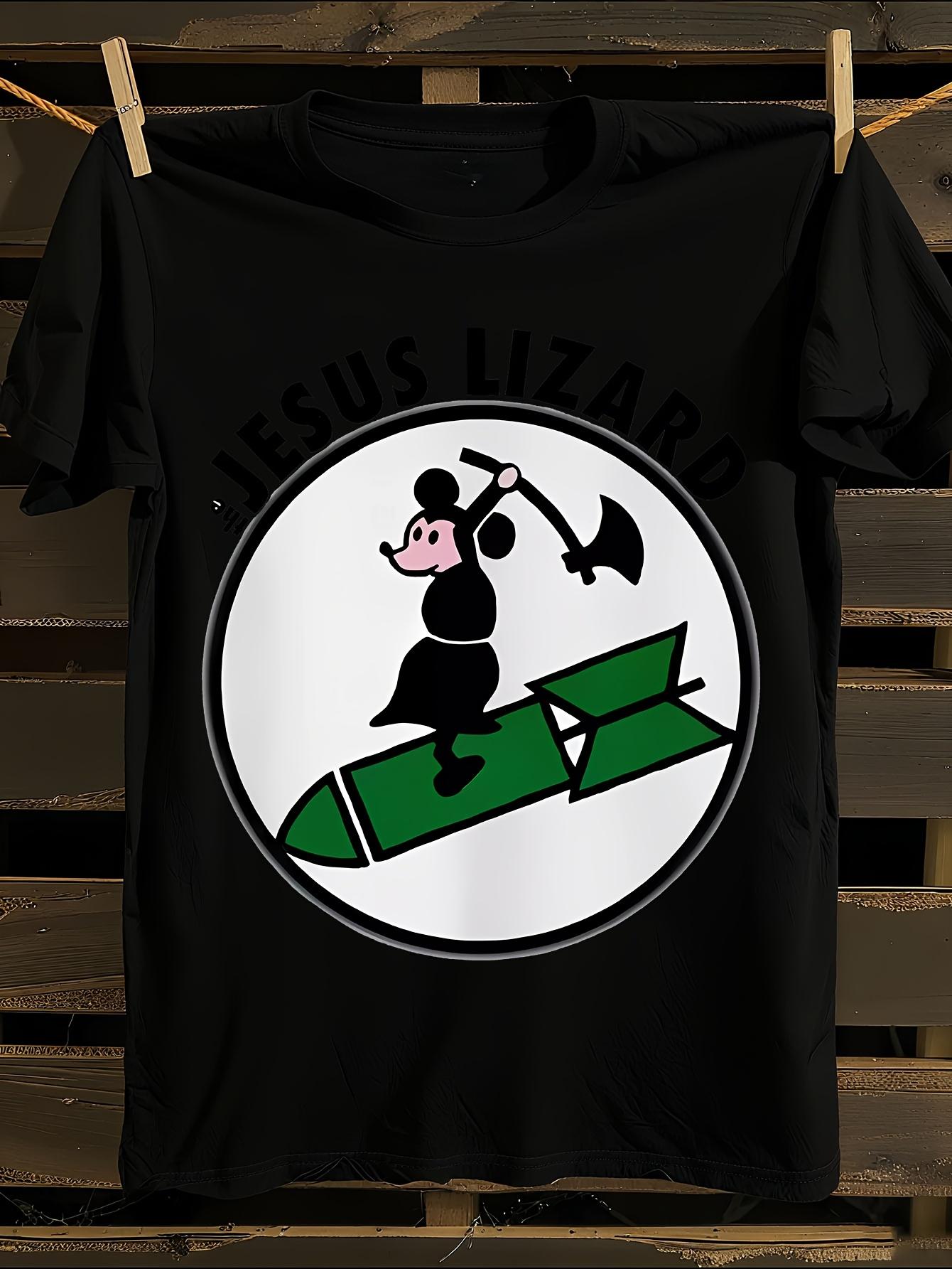 Lizard Rock Punk Meme T-shirt XL