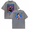 Rick Astley Reflection Tour  Print T Shirts Mens Clothing Washed Oversized Tshirts Vintage Short Sleeve T Shirt Streetwear