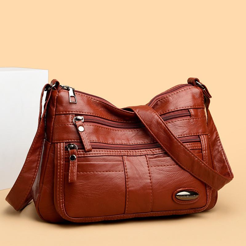 Urban Minimalist Pu Crossbody Bag For Women With Multiple Pockets For Everyday Use