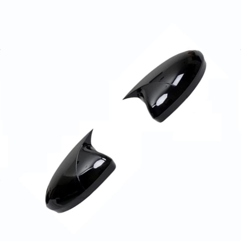 Clio 5 MK5 Bat-Style Rearview Mirror Covers - Piano Black (Set of 2)