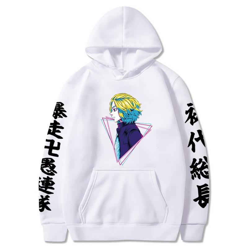Anime Cartoon Sano Manjiro Sweater Hooded Jumper