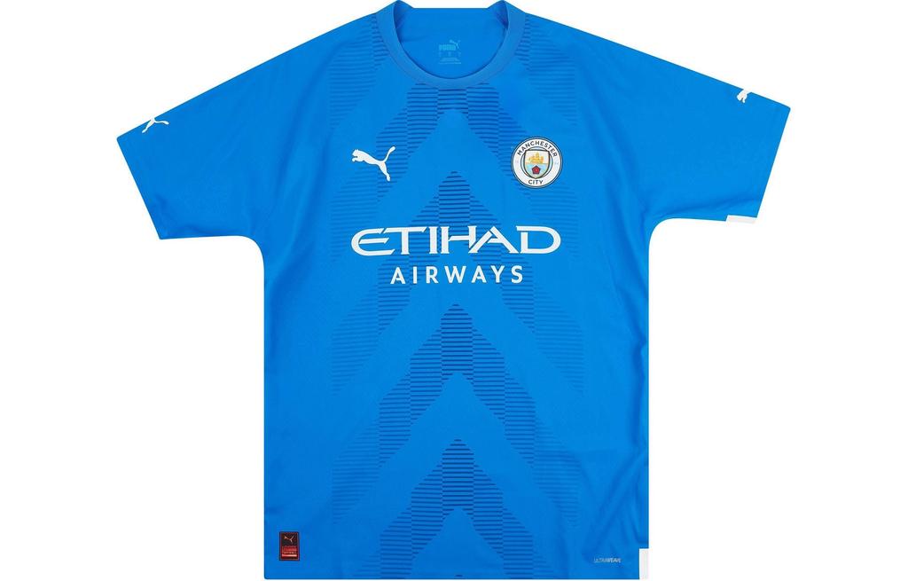 PUMA 2022 23 Manchester City Player Issue GK Shirt Soccer Jersey Unisex Blue 765741-98