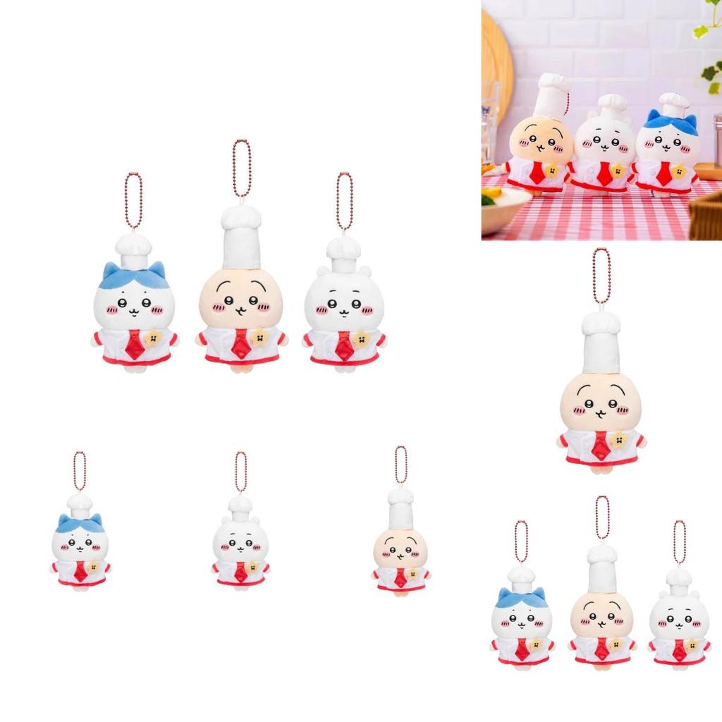 Cartoon Cute Bear Plush Keyring With Pp Cotton Filling For Gift And Decor