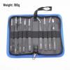 Anti-static Black Stainless Steel Tweezers Set: Pointed & Bent Tips for Eyelash Extension & Machine Disassembly