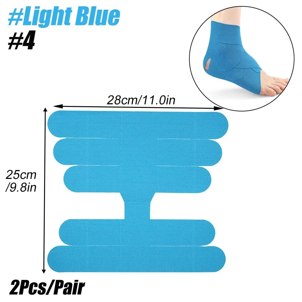 2Pcs Kinesiology Tape Pro Athletic Sports Waterproof Elastic Adhesive Tape for Muscle Pain Relief Joint Support