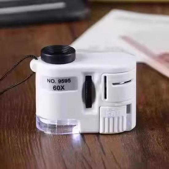 

Пропозиція для нового користувача: 60x HD Портативний Міні-мікроскоп - Ідеально підходить для Ювелірних виробів, Нефриту, Банкнот та Марок