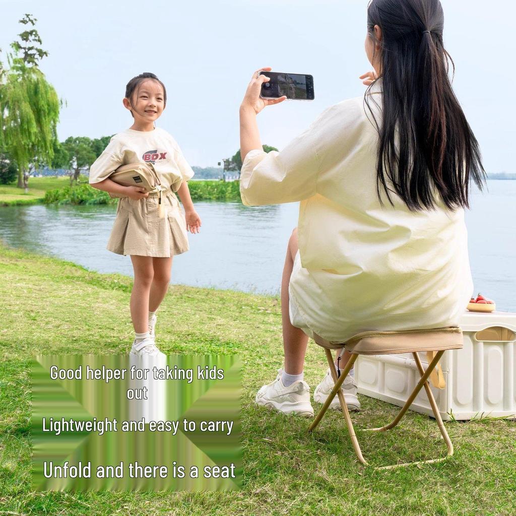Portable Folding Travel Stool & Outdoor Pencil Case Combo