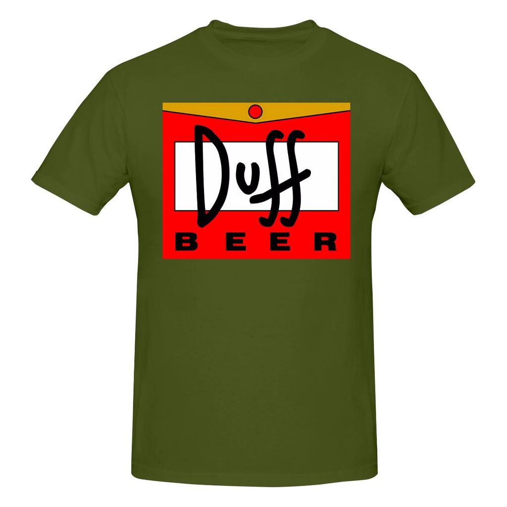 Duff Beer Commuting Tshirt Light Minimalism Korean Atmosphere Tshirt