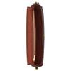 Coach BROOK 24 Brass-colored Metal Hardware Hand-held Crossbody Bag, Artificial Leather, Shoulder Bag, Medium Size, Women's Maple Brown