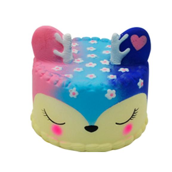 Jumbo kreslená postavička Squishy Fidget Hračka na mačkání s pomalým vracením Roztomilá zvířátka Králík Stresový míček Antistresové Fidget Hračky Ideální pro děti