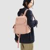 Schoolbag New Casual Versatile Backpack Commuter Solid Color Simple Backpack Women's Large Capacity Lightweight Student School Bag