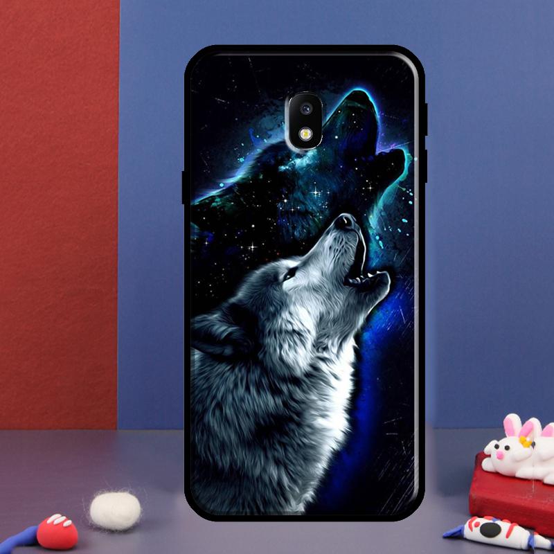 Custodia carina Galaxys Wolf per Samsung J4 J6 Plus J8 A6 A7 A8 A9 2018 J7 J5 J3 2017 A3 A5 J1 2016 Copri Telefono