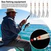 Fish Lures For Bass 5X Luminous Lures For Bass Fish Angling Gear Swimbait Feathers Realistic Tackle For Beginners Professionals