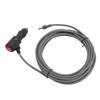DC Car Power Cable for Mini 16ft 12V 24V 18AWG Water Resistant Cigar Lighter Power Supply Cable with Switch for RV Car