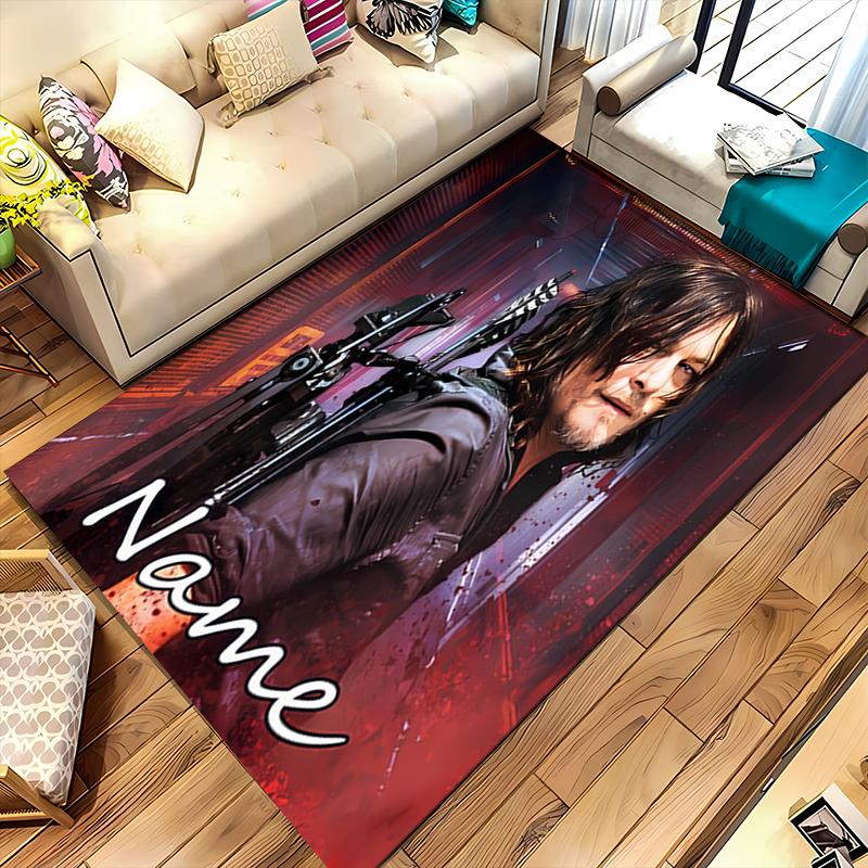 Custom Personalization The Walking Dead Area Rug - Perfect For Kitchen, Bathroom,Laundry Room Decor Large Size Available,Gift All Seasons