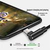 120W Type-C Elbow Braided Data Cable, Fast Charging 6A for Android & Apple, Ideal for Mobile Gaming