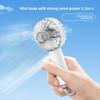 Mini Transparent Portable Handheld Fan USB Outdoor Silent Desktop Fan Hooks Included Home Appliance