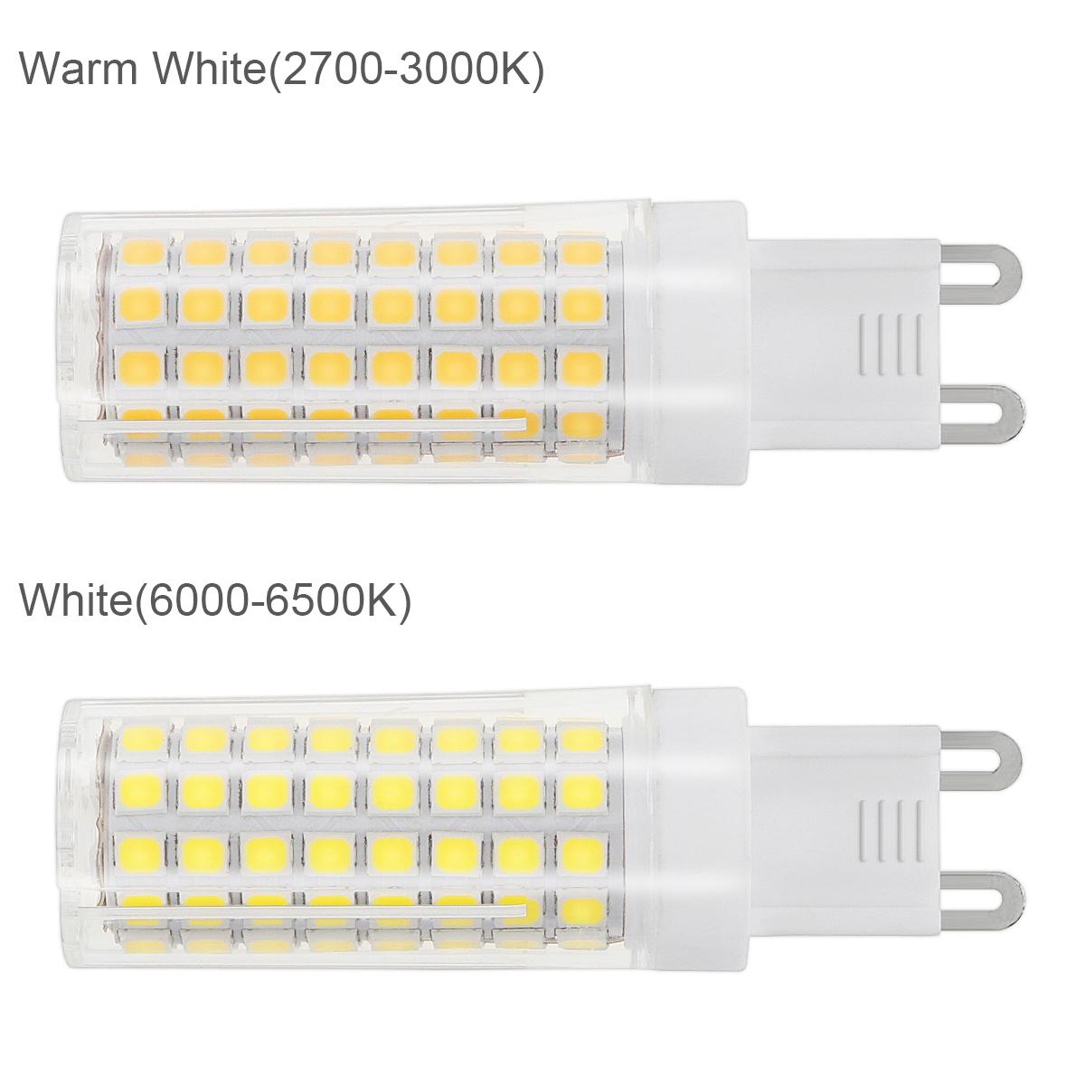 

G9 LED Bulbs 10W 110V 1000LM Dimmable LED Light Bulb Warm Light 110V