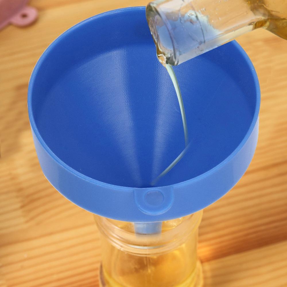 10PCS Wide Mouth Small Dispenser Funnel Plastic Liquid Oil Dispensing Tool Home Use
