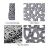 Bathroom Non-Slip Waterproof Mat With Suction Cup,Quick Drain Bath Rug Bathroom Massage Ring Shower Mat Ellipses Hole Carpet