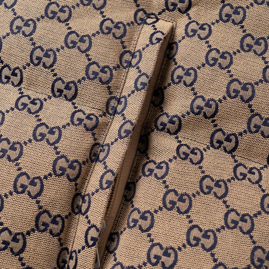 Gucci Gg Canvas Goose Down Jacket 715535-Z8A52-9120