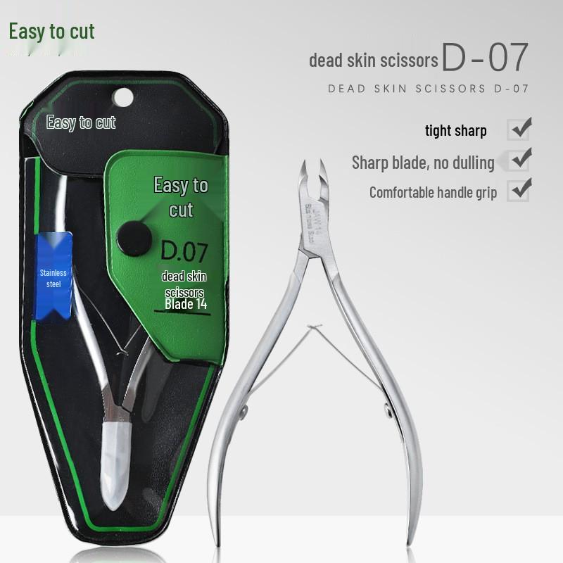 Easy Cut Silver Stainless Steel Cuticle Nippers S.777: Precision Nail Clippers for Manicure and Hangnail Removal