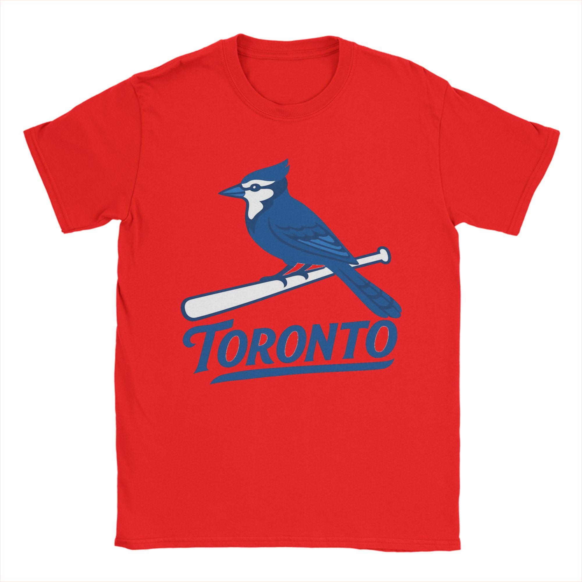 

Toronto BlueJaysBird TShirt Unisex Funny Pure Cotton Tees Round Collar Short Sleeve T Shirt Plus Size Tops S