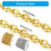 Versatile Stainless Steel Rolo Chain Bulk Jewelry Making Components for Men and Women Necklace Creations Supplies